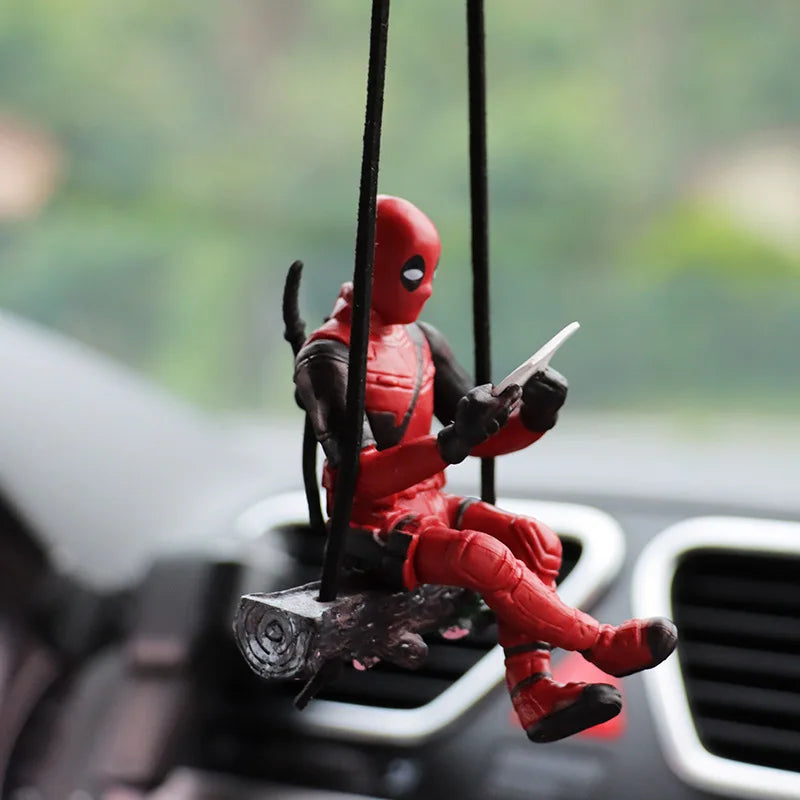 Deadpool Car Rearview Mirror Pendant