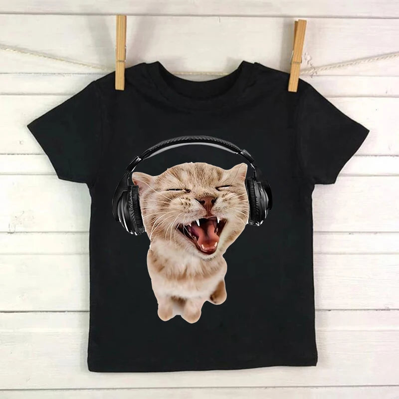 Kid T Shirt Cat