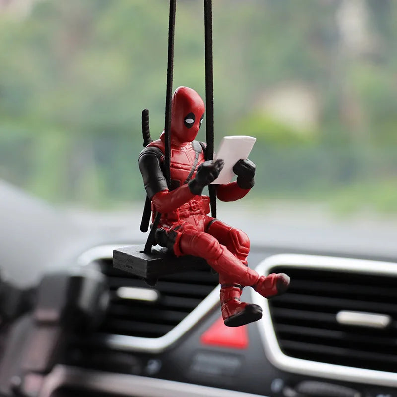 Deadpool Car Rearview Mirror Pendant