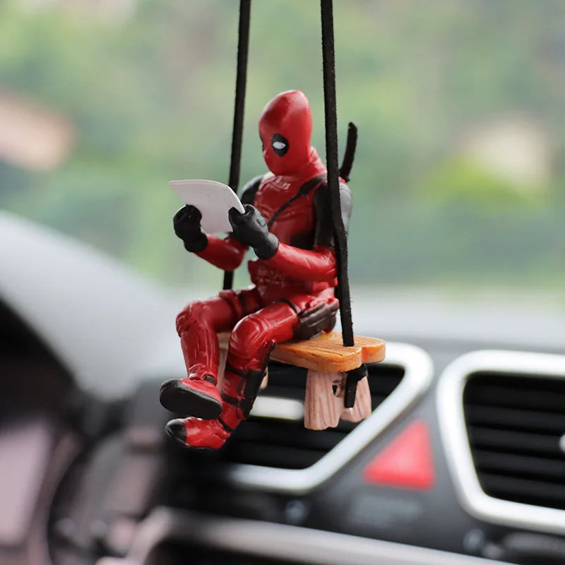 Deadpool Car Rearview Mirror Pendant