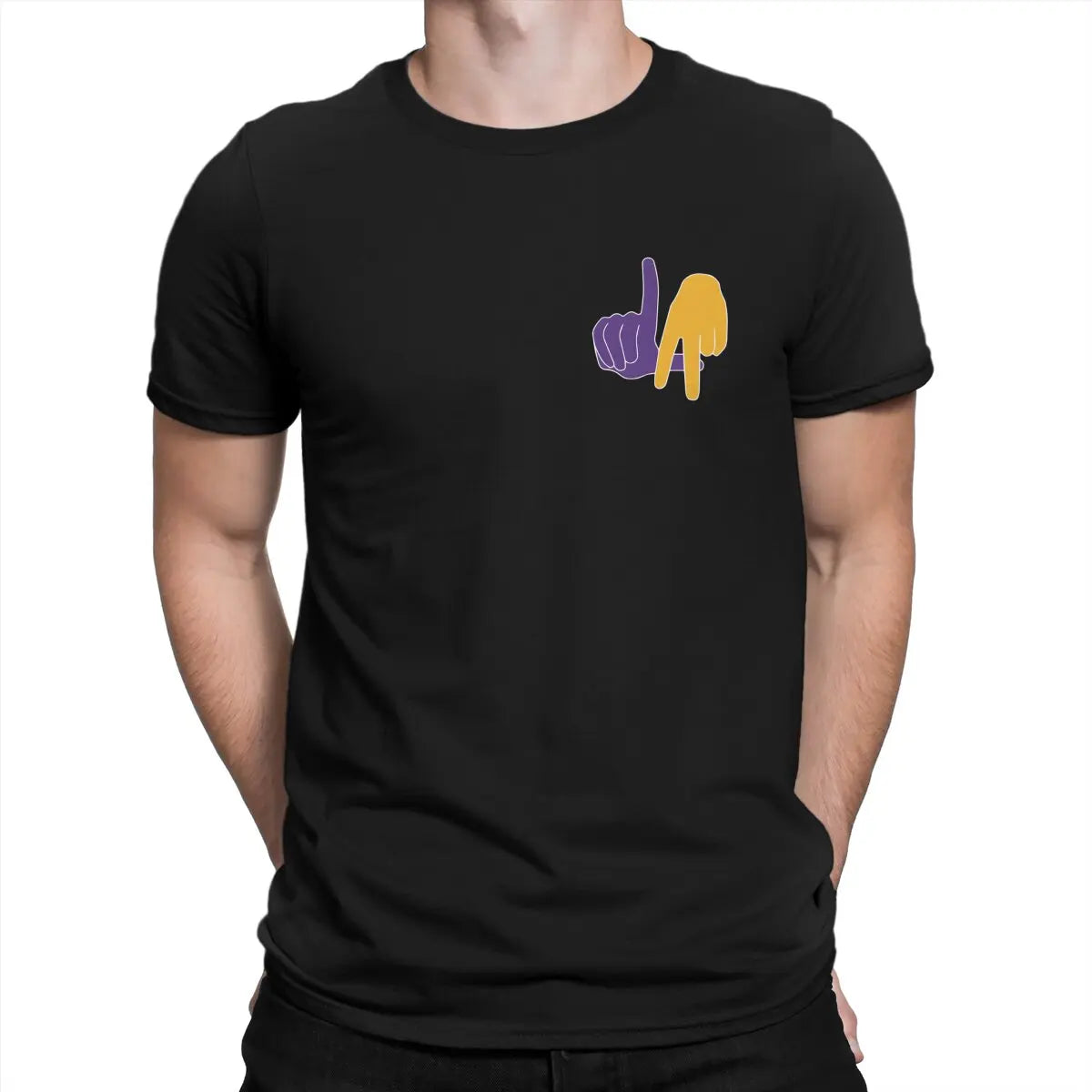 LA Lakers Hand Sign T Shirt