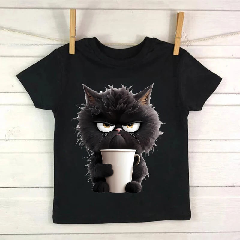 Kid T Shirt Cat