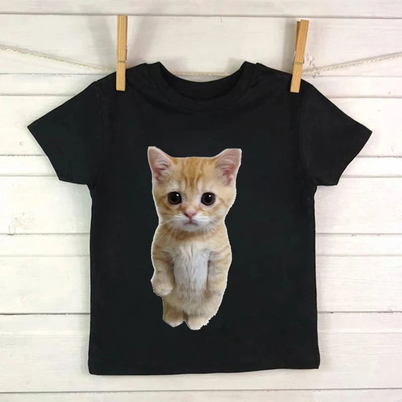 Kid T Shirt Cat