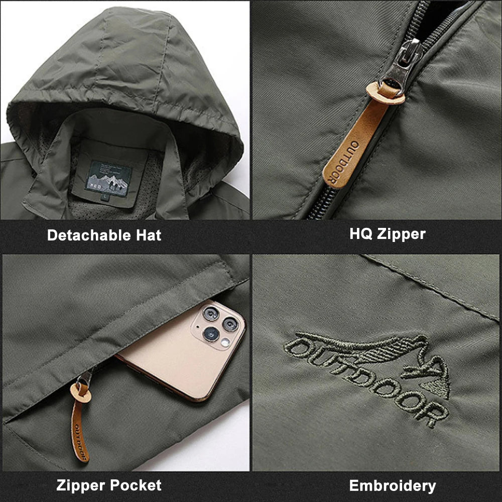 Men's Tactical Jacket Waterproof