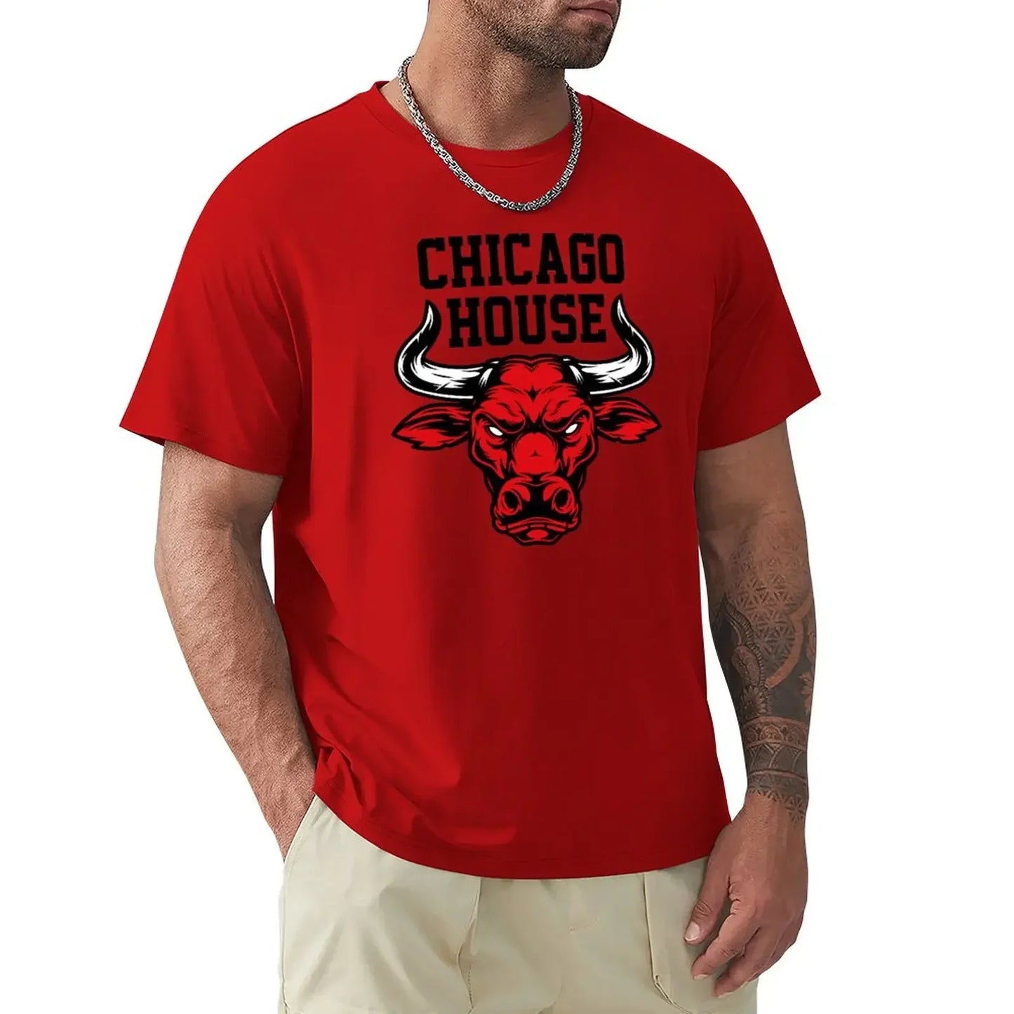 Chicago House Music Design Bulls T-Shirt