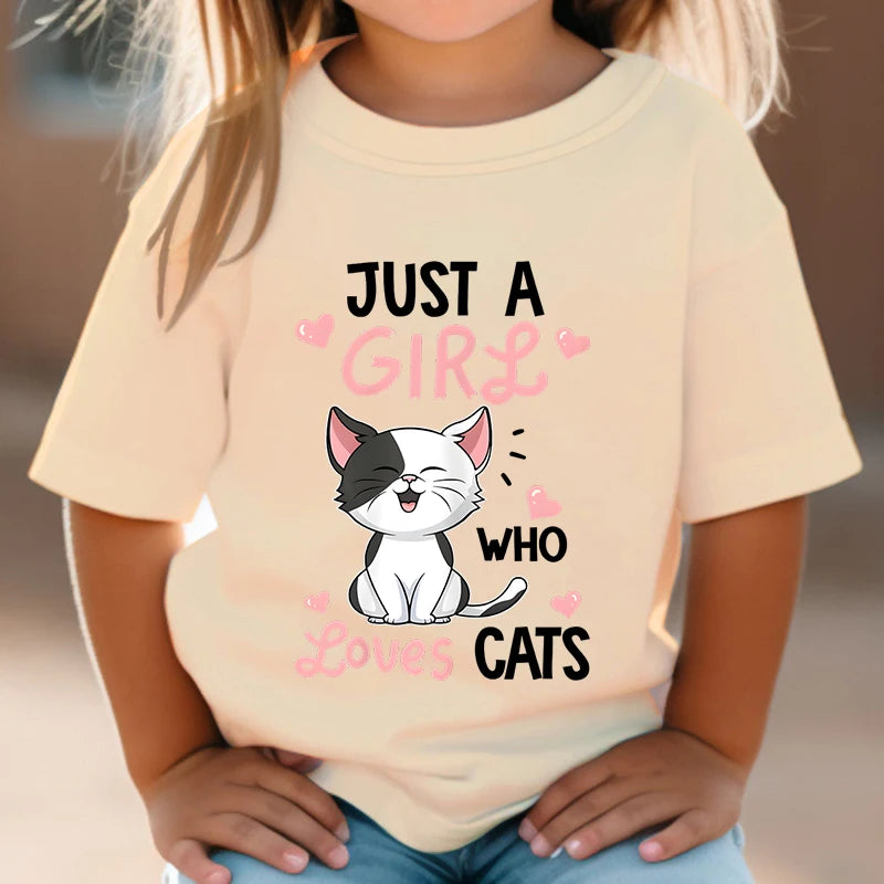 Just A Girl Who Loves Cats T shirt