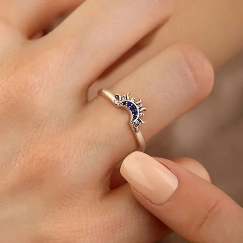 Star Moon Ring