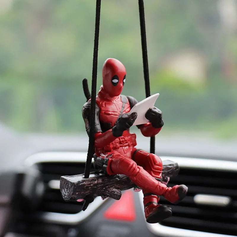 Deadpool Car Rearview Mirror Pendant