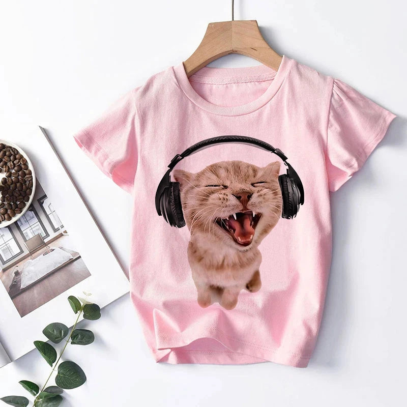 Kid T Shirt Cat