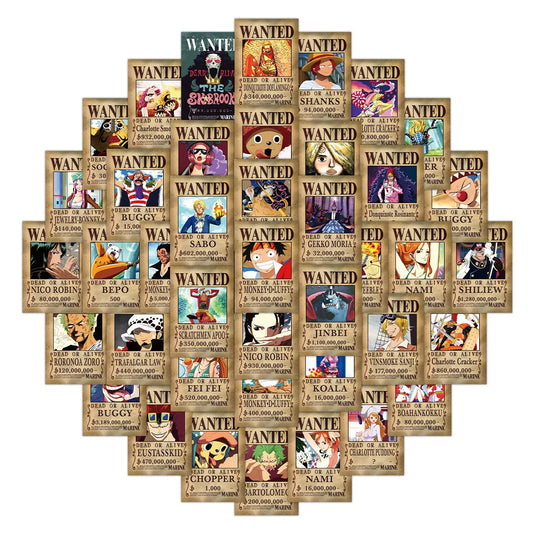 One Piece Wanted Posters