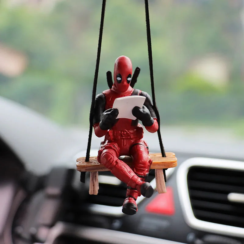 Deadpool Car Rearview Mirror Pendant