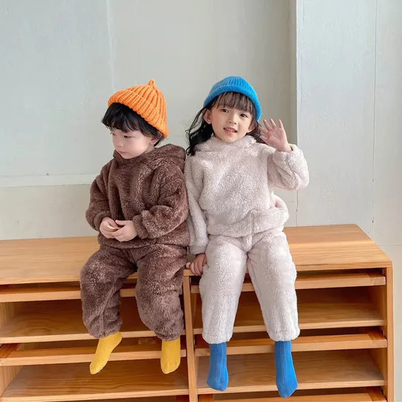 Children Loungewear Boys Girls Outfit Suits