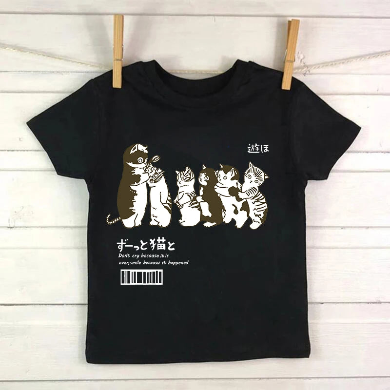 Kid T Shirt Cat