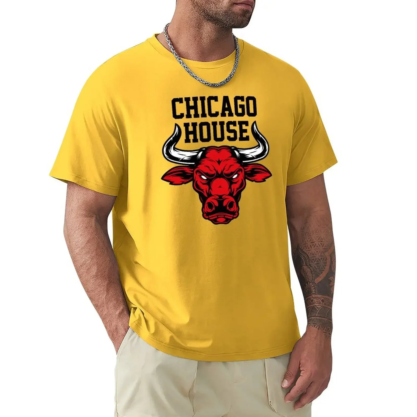 Chicago House Music Design Bulls T-Shirt